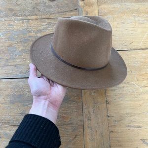 YELLOW 108 TAN WOOL HAT - Medium